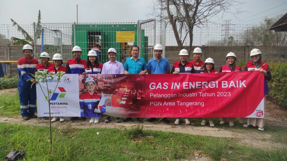 PGN Mulai Pasok Kebutuhan Gas PT Aneka Baja Perkasa Industri