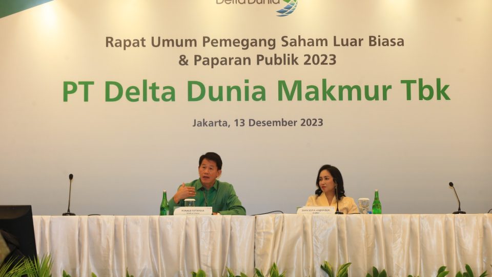 Komitmen Lingkungan dan Tata Kelola Yang Baik Dorong Pertumbuhan Bisnis Delta Dunia Group
