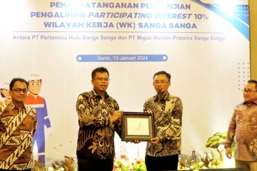 PHSS Resmi Alihkan 10% Participating Interest WK Sanga Sanga ke BUMD Kalimantan Timur