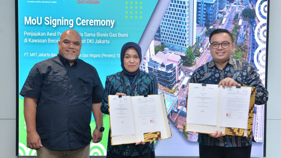 PGN dan MRT Kembangkan Jaringan Gas Bumi di Kawasan Berorientasi Transit MRT DKI Jakarta