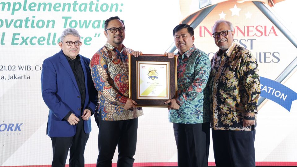 Komitmen Keselamatan dan Kesehatan Kerja, Nusantara Regas Raih Best Companies in HSE Implementation 2024