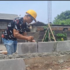 PLN Olah 3,3 Ton FABA dari PLTU Lontar Menjadi Bahan Konstruksi Gardu Distribusi