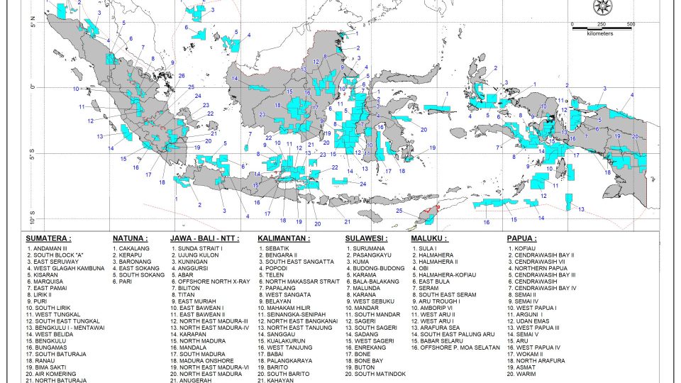 Pemerintah Merilis Daftar 137 Blok Migas Terminasi yang Siap Dikembangkan