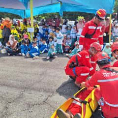 PHR Edukasi Bahaya Api ke Ribuan Anak TK Sekitar Wilayah Operasi