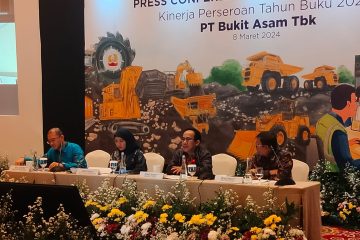 Harga Batu Bara Menyusut, Laba Bersih Bukit Asam 2023 Anjlok 51,5%