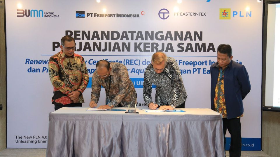 Freeport Beli REC PLN Hingga 2025