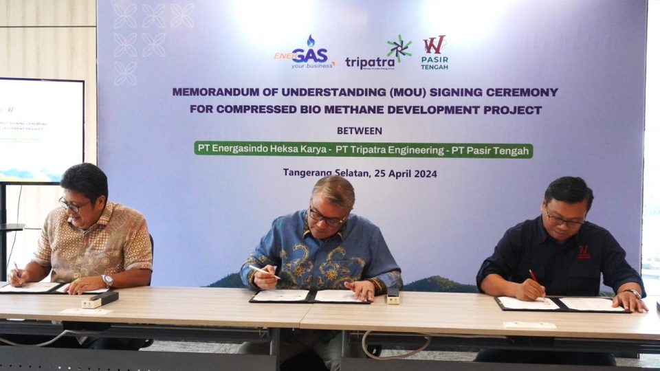 Energasindo Heksa Karya, Tripatra, dan Pasir Tengah Kolaborasi Kembangkan CBM
