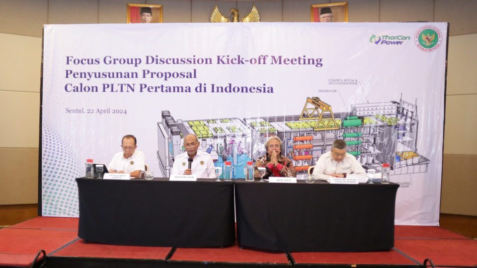 DEN dan ThorCon Power Targetkan Proposal PLTN Pertama di Indonesia Rampung Sebelum Agustus 2024