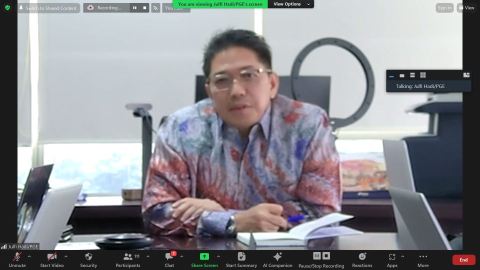 Mampu Produksi 302 Ton Green Hydrogen per Hari, Ini Dukungan yang Diperlukan PGE