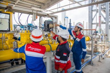 PGN Suplai Gas 9.49 BBTUD ke Smelter Freeport di Gresik 