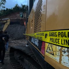 Polres dan Tim Berau Coal Tindak Aktivitas Tambang Ilegal di area Gunung Tabur