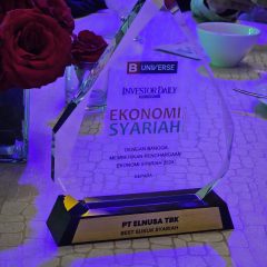 Dukung Ekonomi dan Keuangan Syariah, Elnusa Raih Best Sukuk Syariah pada Economic Syariah Award 2024