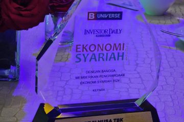 Dukung Ekonomi dan Keuangan Syariah, Elnusa Raih Best Sukuk Syariah pada Economic Syariah Award 2024