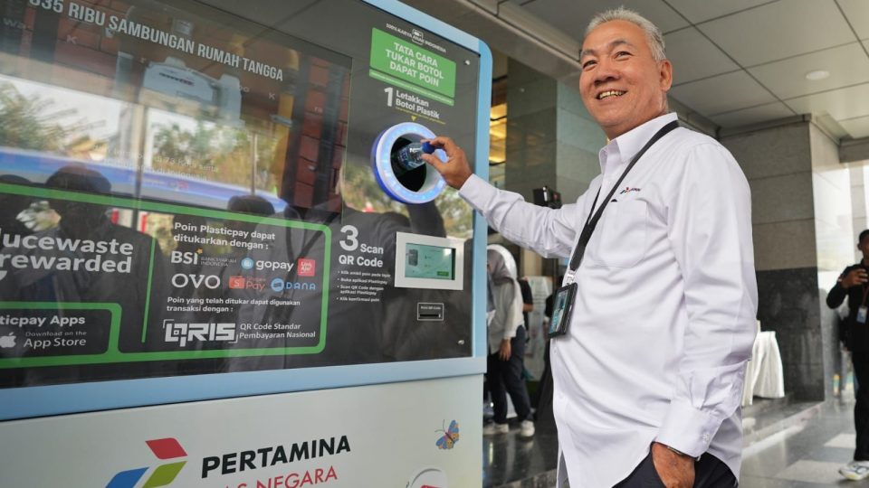 PGN Luncurkan Mesin Daur Ulang Sampah Plastik