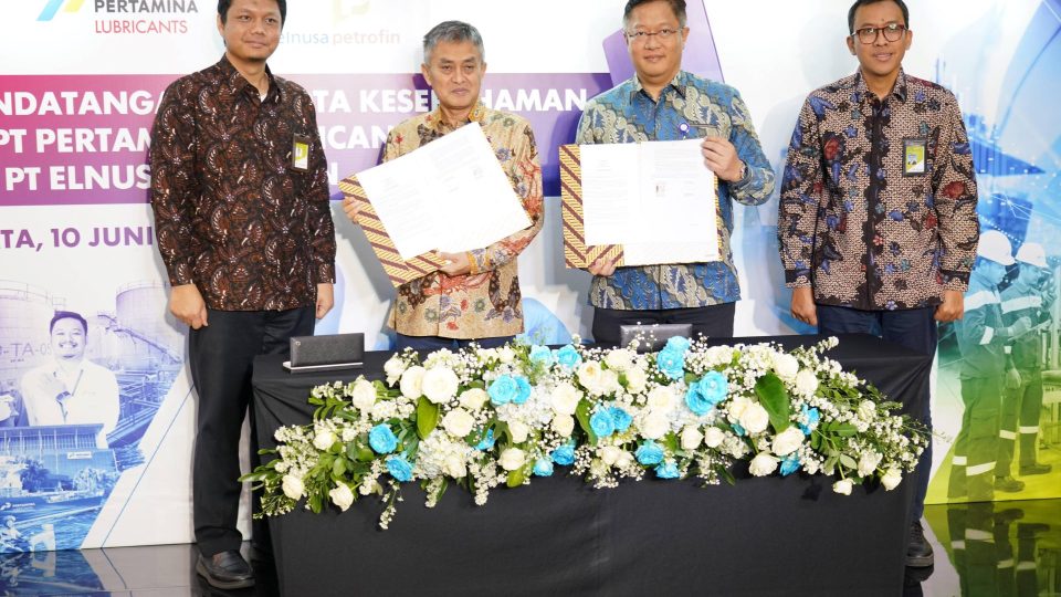 Perkuat Sinergi ONE Pertamina, Elnusa Bersama Pertamina Lubricants Teken Nota Kesepahaman Komersialisasi Produk Specialty Chemical