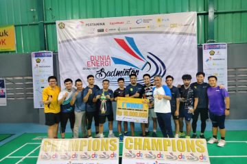 PLN Sabet Juara I Dunia Energi Badminton Tournament 2024