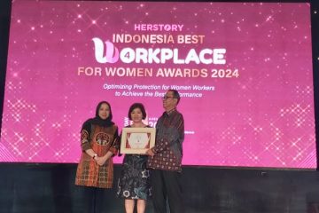 Dukung Keterlibatan Perempuan di Sektor Pertambangan, PAMA Raih Penghargaan Indonesia Best Workplace for Women Awards 2024
