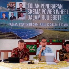 Tolak Penerapan Skema Power Wheeling Dalam RUU EBET
