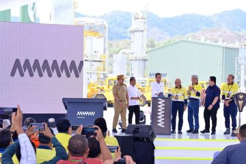 Diresmikan Jokowi, Smelter AMMAN Mulai Produksi Katoda Tembaga Akhir Tahun 2024