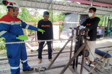 Sinergi Pertamina Hulu Sanga Sanga Olah Limbah Bekas Tali Kapal