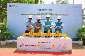 PHE OSES Mulai Pasok Gas ke PLTGU Cilegon Hingga 2029