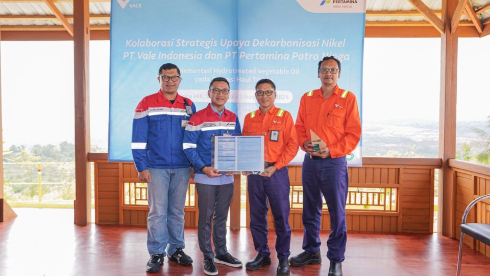 Pertamina – Vale Indonesia Mulai Uji Coba HVO Rendah Emisi