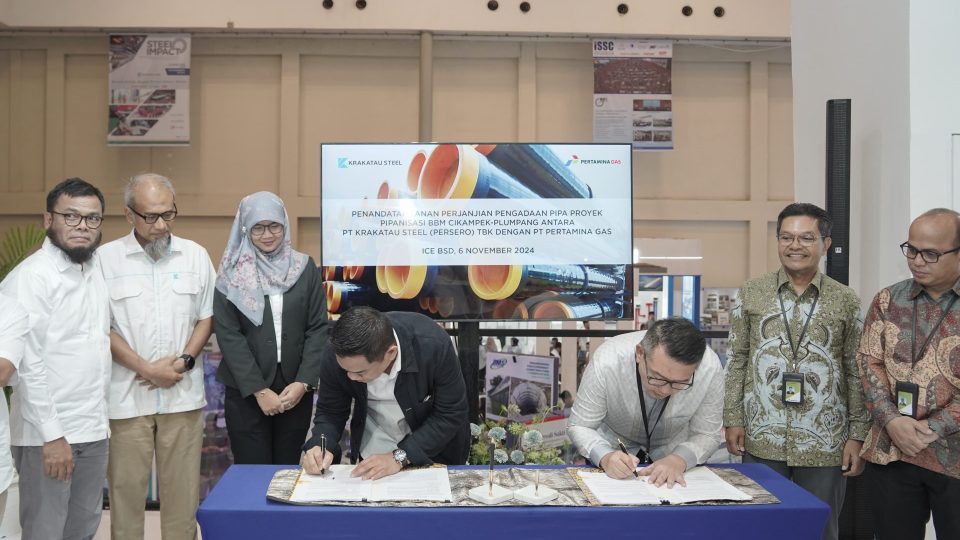 Pertamina Gas dan Krakatau Steel Sinergi Perkuat Infrastruktur Pipanisasi BBM