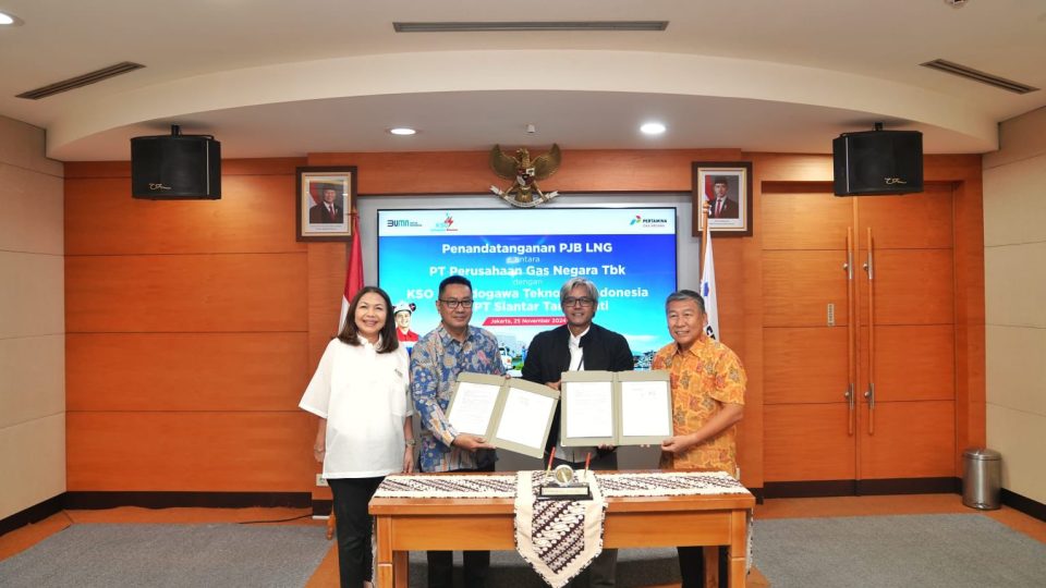 PGN Teken Jual Beli LNG ke Pelanggan Industri di Kawasan Timur Indonesia