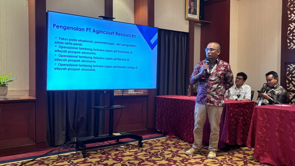 Agincourt Paparkan Empat Inovasi di Ajang Temu Profesi Ahli Pertambangan