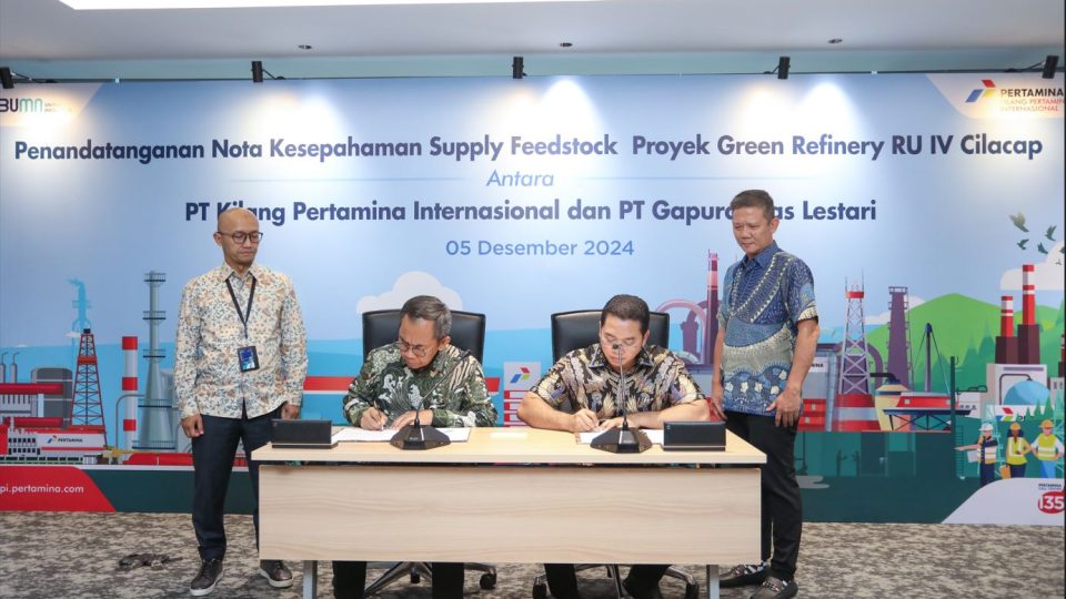 Amankan Pasokan Feedstock, Kilang Pertamina Internasional Siap Olah Minyak Jelantah