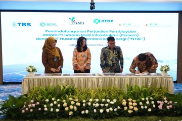 PLN Nusantara Power Raih Pendanaan Proyek PLTS Terapung Tembesi dari SMI