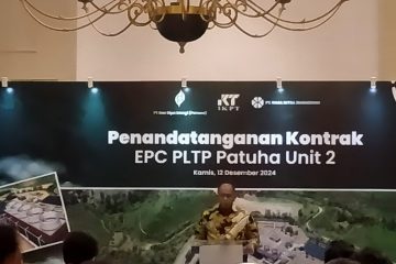 Geo Dipa Energi Teken Kontrak EPC PLTP Patuha Unit 2 Senilai US$ 115 Juta
