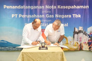 PGN dan Badan Gizi Nasional Kerja Sama Penyediaan Pasokan Gas Bumi Dukung Makan Bergizi Gratis