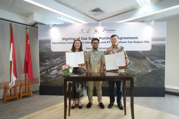 PGN – Petrochina Teken Perjanjian Jual Beli 4.651 BBTU Gas Blok Jabung
