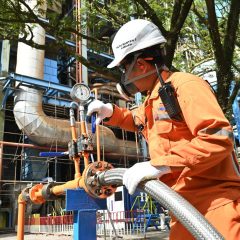 PLN Indonesia Power Sukses Uji Coba Gunakan Green Ammonia pada PLTU