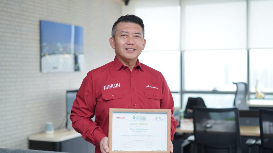 Pertagas Raih Tiga Penghargaan Indonesia Sustainability Award 2025