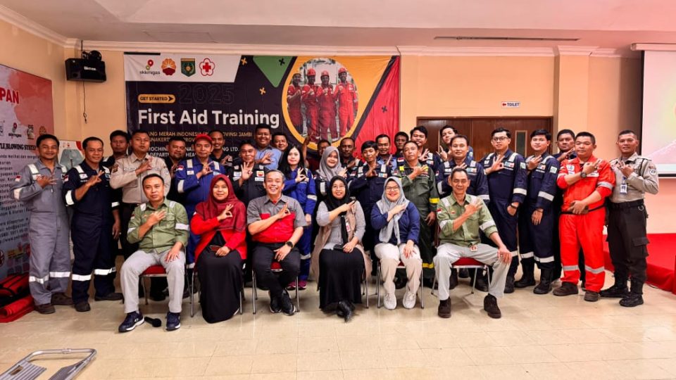 Wujud Komitmen K3, PetroChina Gelar Pelatihan Pertolongan Pertama Bersama Disnaker dan PMI