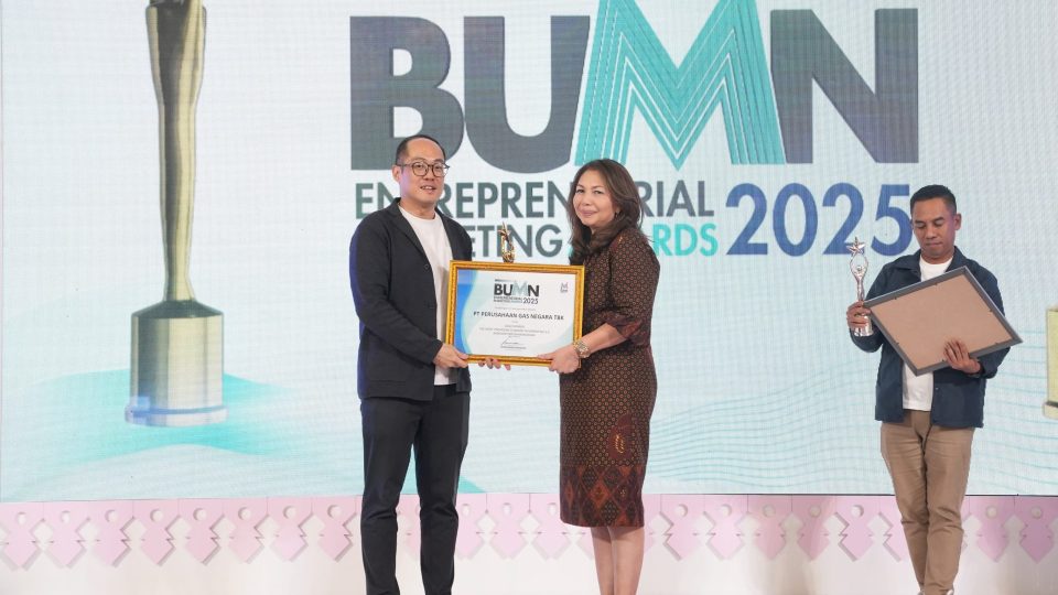 Strategi Pemasaran Tangguh di Era Digital, PGN Borong Penghargaan BUMN Entrepreneurial Marketing Awards 2025
