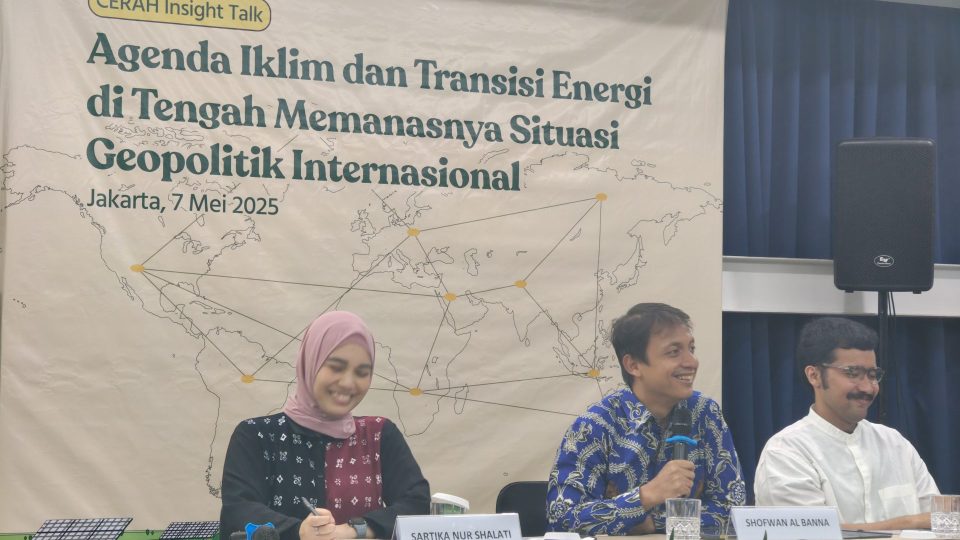 Gejolak Geopolitik Dunia Jadi Peluang Dorong Transisi Energi di Indonesia