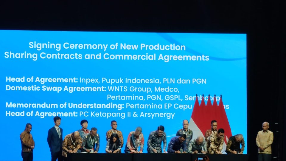 Presiden Prabowo Saksikan Langsung Tanda Tangan Kontrak Tiga Blok Migas dan Perjanjian Pemanfaatan Gas