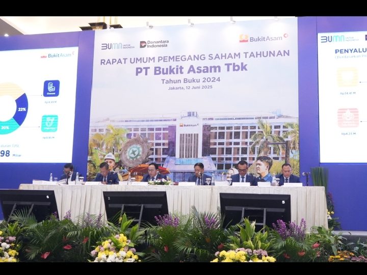 Bukit Asam Sebar Dividen Rp3,83 Triliun dari Laba Bersih 2024