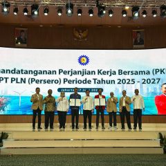 Serikat Pekerja dan Dirut PLN Teken Perjanjian Kerja Bersama, Kawal Pengelolaan BPI Danantara dan Pelaksanaan  RUPTL Tahun 2025-2034