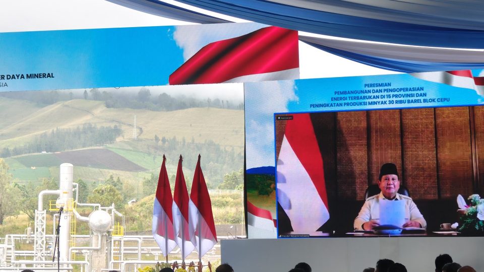 Presiden Prabowo Resmikan Delapan Proyek PLTP, Total Investasi Tembus Rp23,34 Triliun 