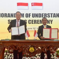 Indonesia – Singapura Sepakati Kerja Sama Perdagangan Listrik dan Pembangungn Kawasan Industri Hijau