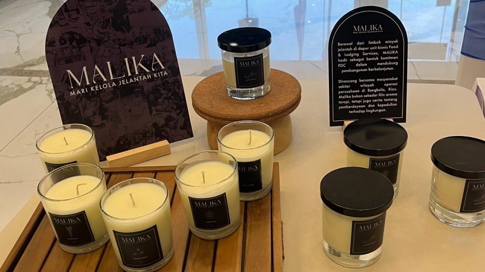 Olah Limbah Minyak Jelantah, Mitra Binaan Patra Drilling Contractor Hadirkan Produk Berkelas Lilin Aromaterapi