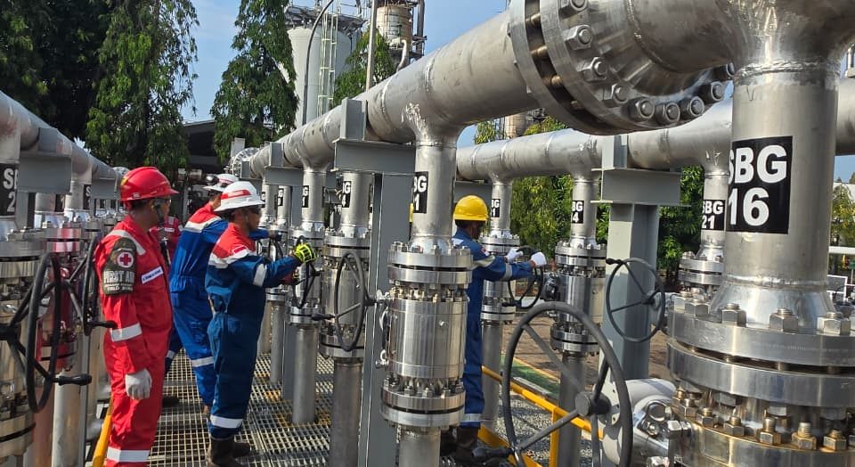 Pasokan Gas ke Konsumen Kembali Normal, Pasca Ledakan di Jalur Pipa Gas CO2 Removal