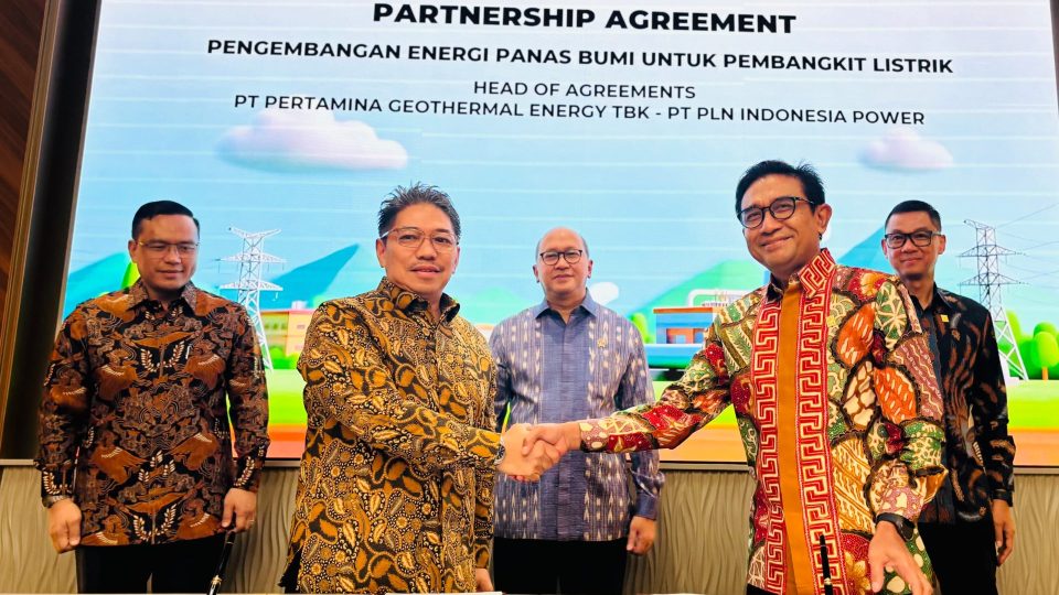 PLN Indonesia Power dan PGE Teken Kesepakatan Garap Proyek Panas Bumi Berkapasitas 530 MW