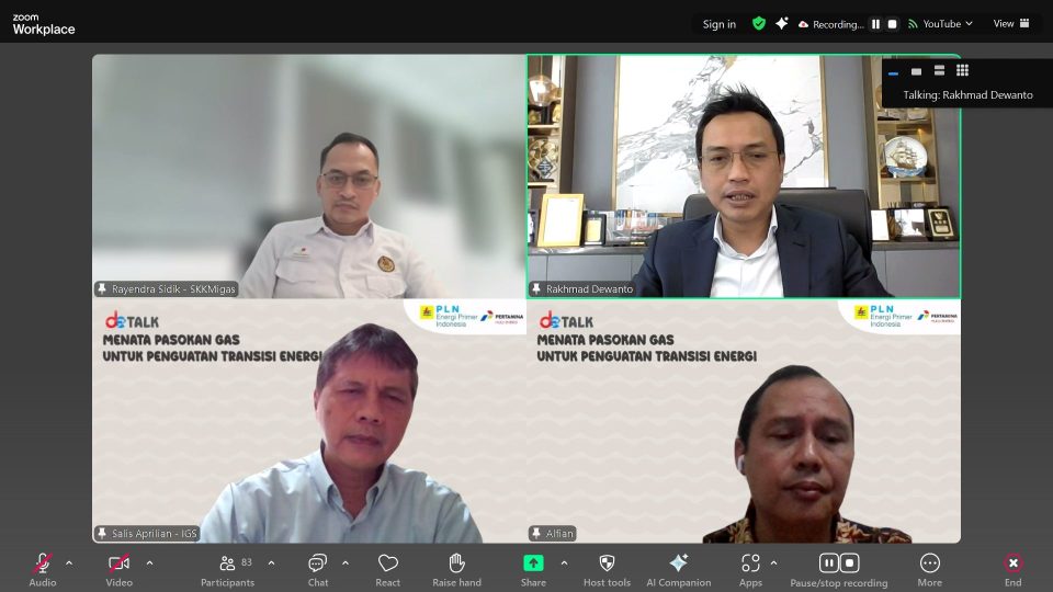 Kepastian Pasokan dan Ketersediaan Infrastruktur Gas Jadi Kunci Penguatan Transisi Energi