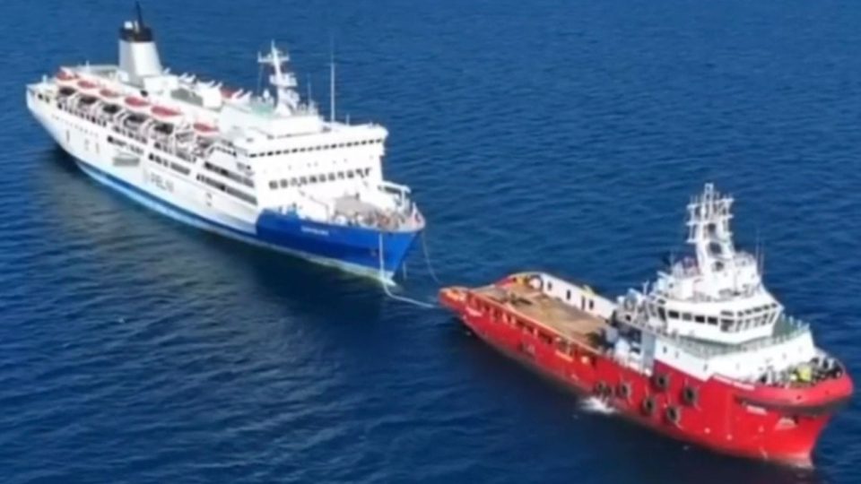 PTK Sukses Kawal Kapal Penumpang Legendaris KMP Umsini untuk Perbaikan