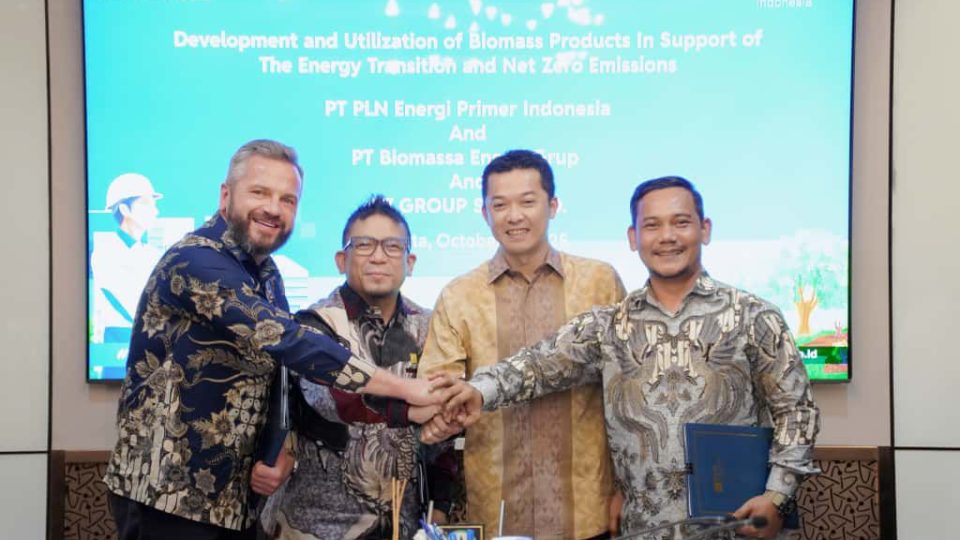 PLN EPI, PT Biomassa Energi Group dan G7 Group Polandia Teken MoU Ekspor Biomassa